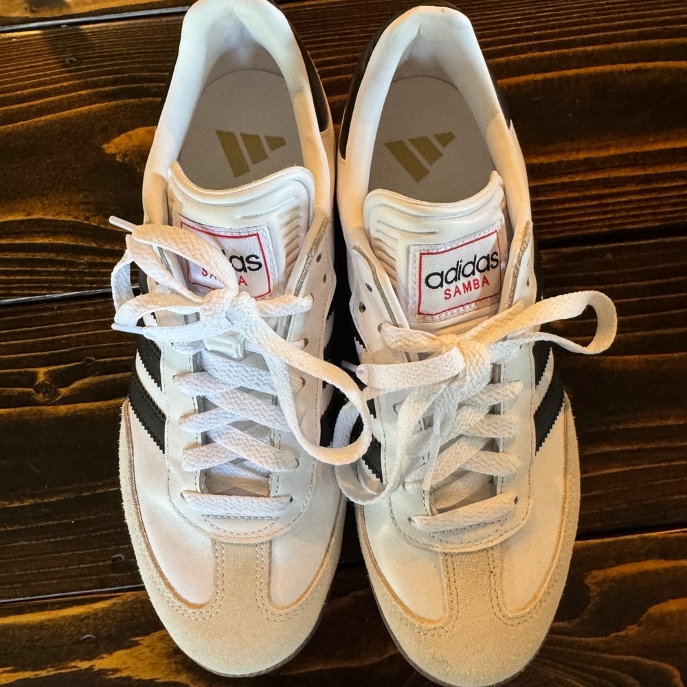 Adidas White and Gray Sneakers